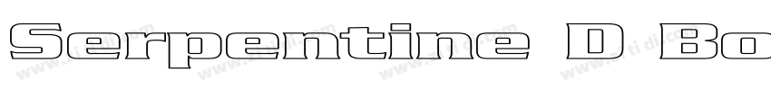 Serpentine D BoldIta字体转换 Serpentine D BoldIta字体转换